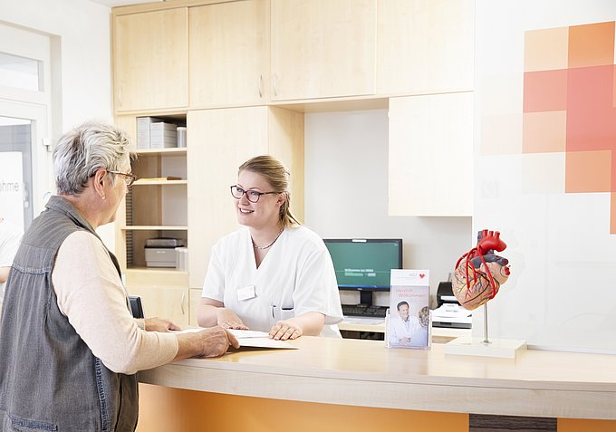 Dies zeigt die Zentrale Patientenaufnahme des HGZ Bad Bevensen.