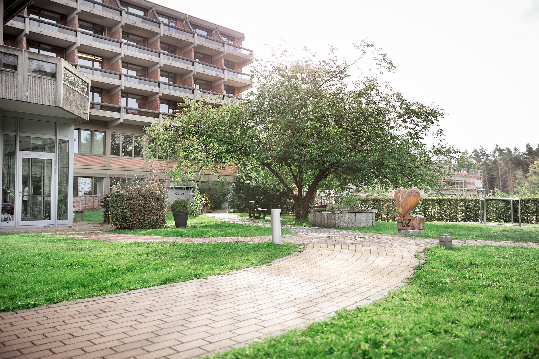 Dies ist der Herzgarten des HGZ.