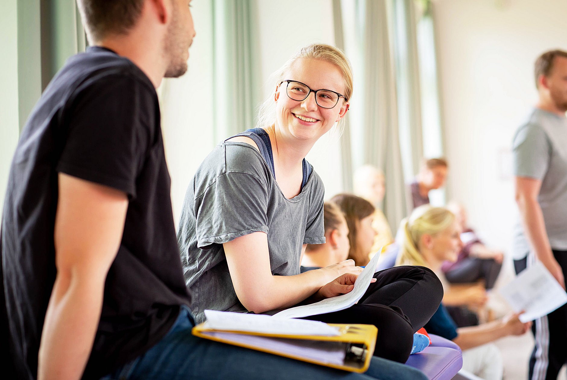 HGZ | Ausbildung und Messen sowie Tag der offenen Tür Dies sind Schülerinnen und Schüler, die eine Ausbildung im HGZ machen.