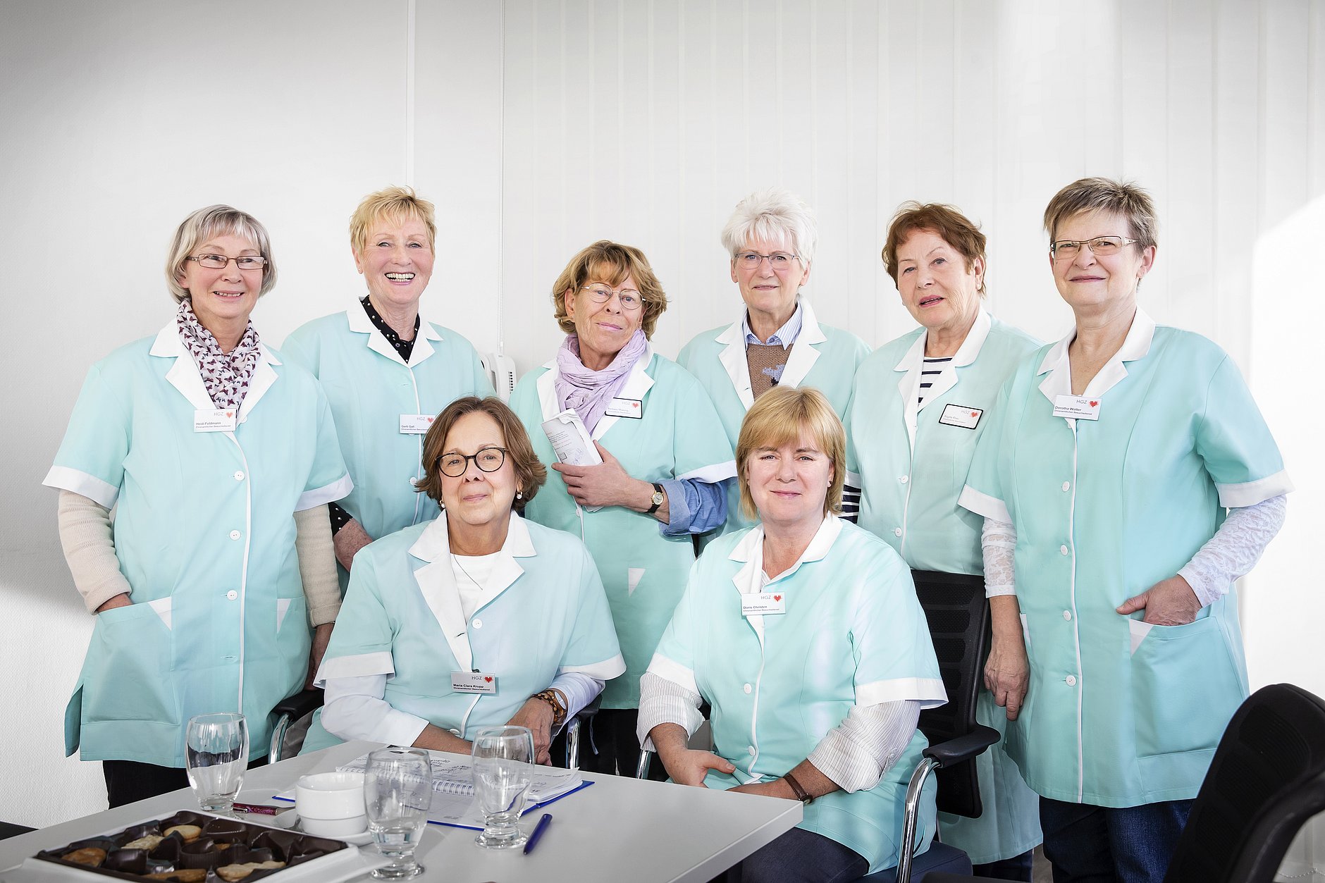 HGZ | Grüne Damen Dies zeigt das Team der Grünen Damen.