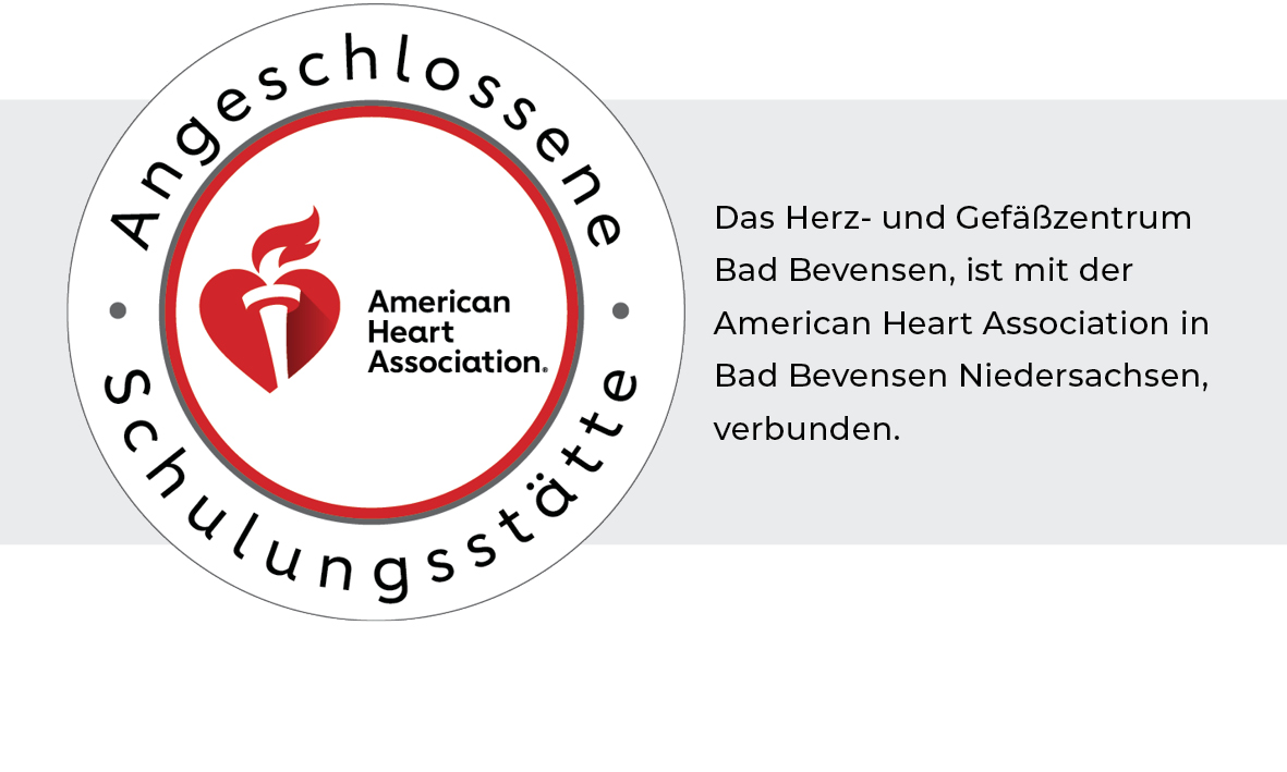 HGZ | American Heart Association Das HGZ Bad Bevensen ist mit der American Heart Association verbunden.